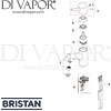 Bristan Prism Basin Mixer without Waste Spares